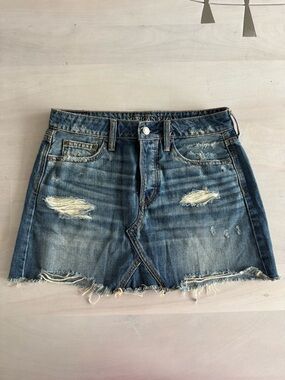 American Eagle Jean miniskirt size 4. Like new